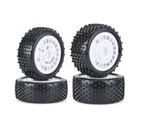 RC Jante de Roue de Moyeu pour Wltoys 104001 pour Tamiya pour TT-02B DT-02 1/10 Rc pour Pneus De Rallye pour Buggy, Montage, Bandes Colle, Outils Collage(White 4pcs)