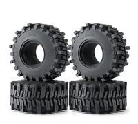 Rc Jeu De Pneus Compatible avec Axial SCX10 III pour Capra pour Wraith TRX4 TRX6 D90 1.9 2.2" Pneu en Caoutchouc Rock pour Roues De pour Terrain Pneus pour Voiture sur Chenilles 1/10 RC(2.2in)
