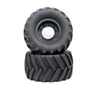 Rc Jeu De Pneus Compatible avec Losi pour LMT pour Arrma pour Kraton pour Traxxas pour Maxx 1/8 pour Pièces De Camion Monstre pour Pneus pour Buggy Roue 173mm 17mm Hex(Black)