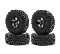 Rc Jeu De Pneus Compatible avec Slash pour Arrma pour Senton pour HuanQi 727 pour Vkar 10SC pour Hpi 4 Pièces Pneus Tout-Terrain Roue D'adaptation De 12mm pour Voiture 1/10 RC(Color1,A)