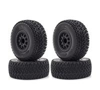 Rc Jeu De Pneus Compatible avec Slash pour Arrma pour Senton pour HuanQi 727 pour Vkar 10SC pour Hpi 4 Pièces Pneus Tout-Terrain 112 * 45mm pour Voiture 1/10 RC(A)