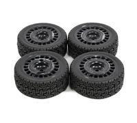 Rc Jeu De Pneus Compatible avec Tamiya pour TT02 TT-01 XV01 PTG-2 DF-03 WR8 4 Pièces Pneus De Rallye RC sur Roues Route Hexagone 12 Mm(Color2,B)