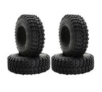 Rc Jeu De Pneus Compatible avec TRX4 D90 pour Axial pour SCX10 II III pour Redcat 1/10 RC Crawler Car 4PCS 106mm 1.9 Pneus en Caoutchouc Roue Pneus