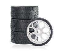 Rc Jeu De Pneus pour Arrma pour Felony pour Infraction 6S pour BLX 4 Pièces 101MM Roues Pneus 3.9 "OD Nid d'abeille Haute Adhérence RC Modifié Véhicules Tout pour Terrain(White)