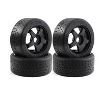 Rc Jeu De Pneus pour Arrma pour Infraction pour Felony pour Limitless 1/7 Roue Caoutchouc 102x45mm 17Mm Hex RC Pièces Mise À Niveau Voiture Noir Modifié