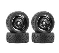 Rc Jeu De Pneus pour Traxxas 4 Tec 2.0 pour Tamiya pour TT01 XV01 pour Kyosho WR8 pour Sakura pour WLtoys 1/10 Roues Jante Pneus OD2.55 12mm Hex RC sur Route