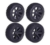 Rc Jeu De Pneus pour Wltoys pour Redcat pour HPI pour HSP pour Tamiya pour ZD pour Buggy 1/10 Échelle Roues Avant Arrière Pneus Hors Route 12mm Moyeux Hexagonaux Voiture RC