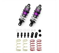 Rc Jouets Accessoires Pour 1/10 1 Paire D'amortisseurs Métal Hydrauliques Amortisseurs RC Télécommandé Voiture Plate Pour Course Drift(Purple)