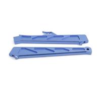 Rc Jouets Accessoires pour ARRMA pour Mojave 6S pour BLX AR320445 1/7 2 Pièces Attelle De Châssis Avant Et Arrière en Métal Pièces De Mise À Niveau De Voiture RC Accessoires(Blue)