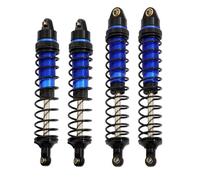 Rc Jouets Accessoires Pour Arrma Pour SENTON Pour Granite Pour Typhon Big Pour Rock 1/10 4 Amortisseurs Avant Arrière Métal Voiture RC(Blue)