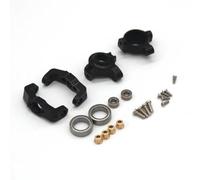 Rc Jouets Accessoires pour FMS pour Fire pour Horse pour EAZYRC 1/18 pour Thunder Storm RC Télécommande Voiture Accessoires Métalliques C Siège Coupelle Direction(Black)