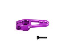Rc Jouets Accessoires Pour Futaba Pour Moteurs Savox Power HD Pour Sakura D4 Bras Servo Aluminium 25T 25 Dents Cannelées M3 Pince De Direction RC(Purple)