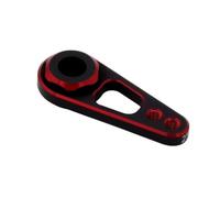 Rc Jouets Accessoires pour Futaba pour Savox Emax PowerHD JX SPT pour HSP pour Wltoys pour Axial pour SCX10 1/10 Palonnier Servo 25T Métal À Double Trou Pièces Voiture Bateau(Red)