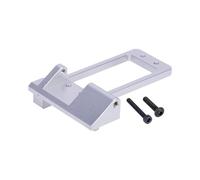 Rc Jouets Accessoires Pour LCG Pour SCX10 III 1/10 Essieu Avant En Aluminium BAT Support De Servo Centre Gravité Bas Voiture RC AR45P Portail Châssis Pièces Mise À Niveau(Silver)