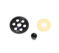 Rc Jouets Accessoires pour Losi pour Mini-b pour Mini-t 1/16 1/18 Pièces Mise À Niveau Voiture RC Engrenage Droit Transmission Acier Dur 60T 18T Décoratif