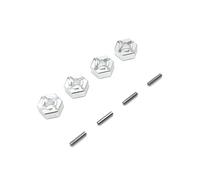 Rc Jouets Accessoires pour SCY pour MJX pour JJRC 1/14 1/16 Métal Pièces De Mise À Niveau Hexagonal 12 Mm Connecteur Modèle Voiture Radiocommandée sur Chenilles Camion(Silver)