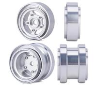 Rc Jouets Accessoires pour Tamiya Grenouille pour Sable Scorcher Sauterelle pour Hornet 1/10 RC Voiture Pièces Mise À Niveau Alliage D'aluminium Avant Arrière Beadlock Jante Moyeu