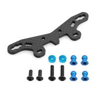 Rc Jouets Accessoires pour Tamiya TT02S TT02SR Type-S Type-SR 1/10 Pièces De Rechange pour Voitures RC Plaques De Fixation D'amortisseurs Avant Et Arrière en Fibre De Carbone(Front)
