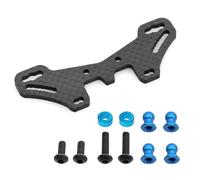 Rc Jouets Accessoires pour Tamiya TT02S TT02SR Type-S Type-SR 1/10 Pièces De Rechange pour Voitures RC Plaques De Fixation D'amortisseurs Avant Et Arrière en Fibre De Carbone(Rear)