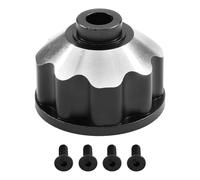 Rc Jouets Accessoires pour Traxxas pour MAXX 1/10 Avant Arrière en Métal Support De Différentiel Boîtier 8981 Voiture Télécommandée Mise À Niveau Accessoires(Black)