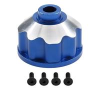 Rc Jouets Accessoires pour Traxxas pour MAXX 1/10 Avant Arrière en Métal Support De Différentiel Boîtier 8981 Voiture Télécommandée Mise À Niveau Accessoires(Blue)