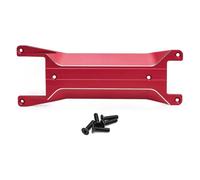 Rc Jouets Accessoires Pour TRAXXAS Pour Mini Pour Maxx Monster Bas De Caisse Métallique Pour Camion Cache Châssis Plaque Voiture Radiocommandée Pièces Mise À Niveau Accessoires(Red)