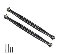 Rc Jouets Accessoires pour Traxxas pour X-maxx pour WideMaxx 8S pour XRT 7897 1/5 1/6 2 Pièces Maillons d'orteil Métal 202.5mm Biellette Liaison Pièces Mise À Niveau Voiture RC(Black)