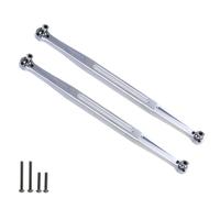Rc Jouets Accessoires pour Traxxas pour X-maxx pour WideMaxx 8S pour XRT 7897 1/5 1/6 2 Pièces Maillons d'orteil Métal 202.5mm Biellette Liaison Pièces Mise À Niveau Voiture RC(Silver)