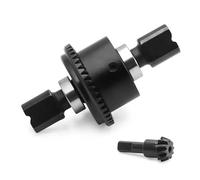 RC Jouets Améliorations Pour Arrma Pour Kraton V5 V6 1/8 BIG Pour Rock Pour Mojave EXB 1/7 43T 10T Ensemble Différentiel Avant Arrière En Acier ARA310990 Pièces Mise À Niveau(Black)