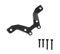 RC Jouets Améliorations Pour Arrma Pour Typhon Pour Grom Mega 380 1/18 7075 Aluminium Przednia Płytka Amortyzatora Przedni Wspornik Amortyzatora Do Pièces RC(Black)