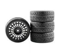 RC Jouets Améliorations Pour HPI Pour HSP 94123 Pour WLtoys 144001 1/10 1/14 4 Pièces 12mm Hex 65mm Pneus En Caoutchouc Jante Voiture RC(Type D)