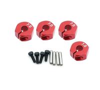 RC Jouets Améliorations Pour HSP Pour HPI Pour Tamiya Pour Traxxas Pour Slash Pour Redcat Pour Sakura 1/10 Adaptateur Moyeu Hexagonal Roue 5/6/7mm Moyeux D'entraînement 12mm Crawler RC(7mm Red)