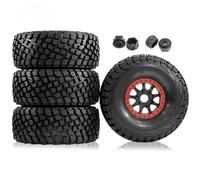 RC Jouets Améliorations Pour HSP Pour Traxxas Pour UDR Pour FS Pour FSR Pour Atom 1:7 1:8 RC Pneus Et Roues Camion Course Courte 17mm Hex RC Camion Voiture(Red)