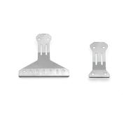 RC Jouets Améliorations Pour Tamiya XV-02 Pro XV02 58707 1/10 Protections Châssis Avant Et Arrière Acier Inoxydable Voiture RC - Pièces D'amélioration(1 Set)