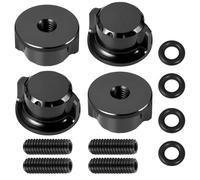 RC Jouets Améliorations Pour Traxxas Pour Slash 2WD 4x4 Pour E-REVO Pour Summit 1/10 Kit Vis Écrous Rondelles Moletées La Fixation Carrosserie Alliage D'aluminium Pro 6070-00/6087-00(Black)