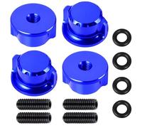 RC Jouets Améliorations Pour Traxxas Pour Slash 2WD 4x4 Pour E-REVO Pour Summit 1/10 Kit Vis Écrous Rondelles Moletées La Fixation Carrosserie Alliage D'aluminium Pro 6070-00/6087-00(Blue)