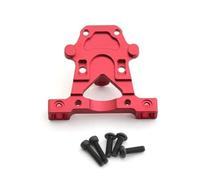 RC Jouets Améliorations Pour Traxxas Pour Slash Pour Summit Pour E-Revo 1/16 Essieu Fusées Direction Pièces Rechange Métalliques Bras Suspension Plaque Protection Axe(Red,Rear Body Mount)