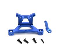 RC Jouets Améliorations Pour Traxxas Pour Slash Pour Summit Pour E-Revo 1/16 Essieu Fusées Direction Pièces Rechange Métalliques Bras Suspension Plaque Protection Axe(Blue,Front Body Mount)
