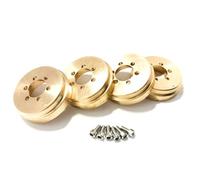RC Jouets Améliorations Pour Traxxas Pour TRX4 Pour Axial Pour SCX10 90046 D90 TF2 4 Pièces En Laiton 65g Interne 1.9 2.2 Pouces Jantes RC Chenille Pièce Mise À Niveau