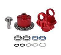 RC Jouets Composants Pour ARRMA Pour Kraton Pour Senton Big Pour Rock For Granite Pour Outcast Pour Typhon Upgr 1/10 1/8 Carter De Différentiel, Pignon Fourche 37 Dents 13(Red)