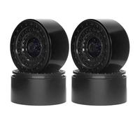 RC Jouets Composants Pour Axial Pour SCX10 Pour Wraith Pour TRX-4 D90 1/10 Pièces Mise Niveau Pour Crawler RC Jantes 2 Pouces En Alliage D'aluminium CNC Avec Système Beadlock(Black)