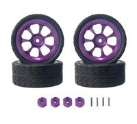 RC Jouets Composants Pour Hyper Go Pour MJX 14301 14303 1/14 Télécommande Voiture Rc Modification Mise À Niveau Moyeu De Roue En Métal Connecteur Pneu Pièces Rechange(Yellow)