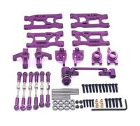 RC Jouets Composants Pour LC Pour RACING LC12B1 EMB-1H-DTH-MTH 1/14 RC Car Parts Kit de mise à niveau en métal pour bras oscillant, roulement de liaison et composants de direction(Purple)