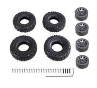 RC Jouets Composants Pour MN D90 98 99S 78 82 99sV2 Pour WPL C14 C24 C34 1/16 1/2 Voiture Type Clip Pneu Peau Souple Mise Niveau Pièces Métalliques Accessoires(Black)