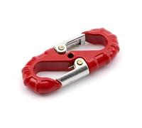 RC Jouets Composants Pour Traxxas Pour TRX4 Pour Axial Pour SCX10 Pièces Mise Niveau Pour Voiture Crawler Crochet Remorquage Métallique Sauvetage Remorque(Red)