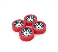 RC Jouets Composants Pour WLtoys 284131 K989 Iw04m 1/28 Moyeu De Roue Pour Voiture Télécommandée RC Pneus Souples Course(Red)