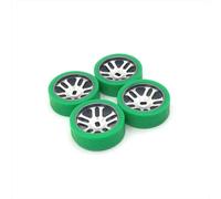 RC Jouets Composants Pour WLtoys 284131 K989 Iw04m 1/28 Moyeu De Roue Pour Voiture Télécommandée RC Pneus Souples Course(Green)