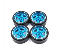 RC Jouets Composants Pour WLtoys Camion Pour KYOSHO 1/28 Pièces Détachées Pour Voiture Radiocommandée Mise À Niveau Métal Roue Drift 27 Mm Accessoire Modification Pneu(BLUE)