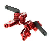 RC Jouets Modèles Pièces pour Arrma pour Mojave 4S pour Kraton pour Outcast 4S 4X4 pour BLX 1/8 1/10 RC Voiture Blocs De Direction en Métal Pièces De Mise À Niveau(Red)