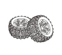 RC Jouets Modèles Pièces Pour Mjx Pour Hyper Go H16H 16208 16209 16210 1/16 Différentiel Amortisseur Pneu Pare-chocs Engrenage Pièces Détachées Pour Voitures RC(16300B)